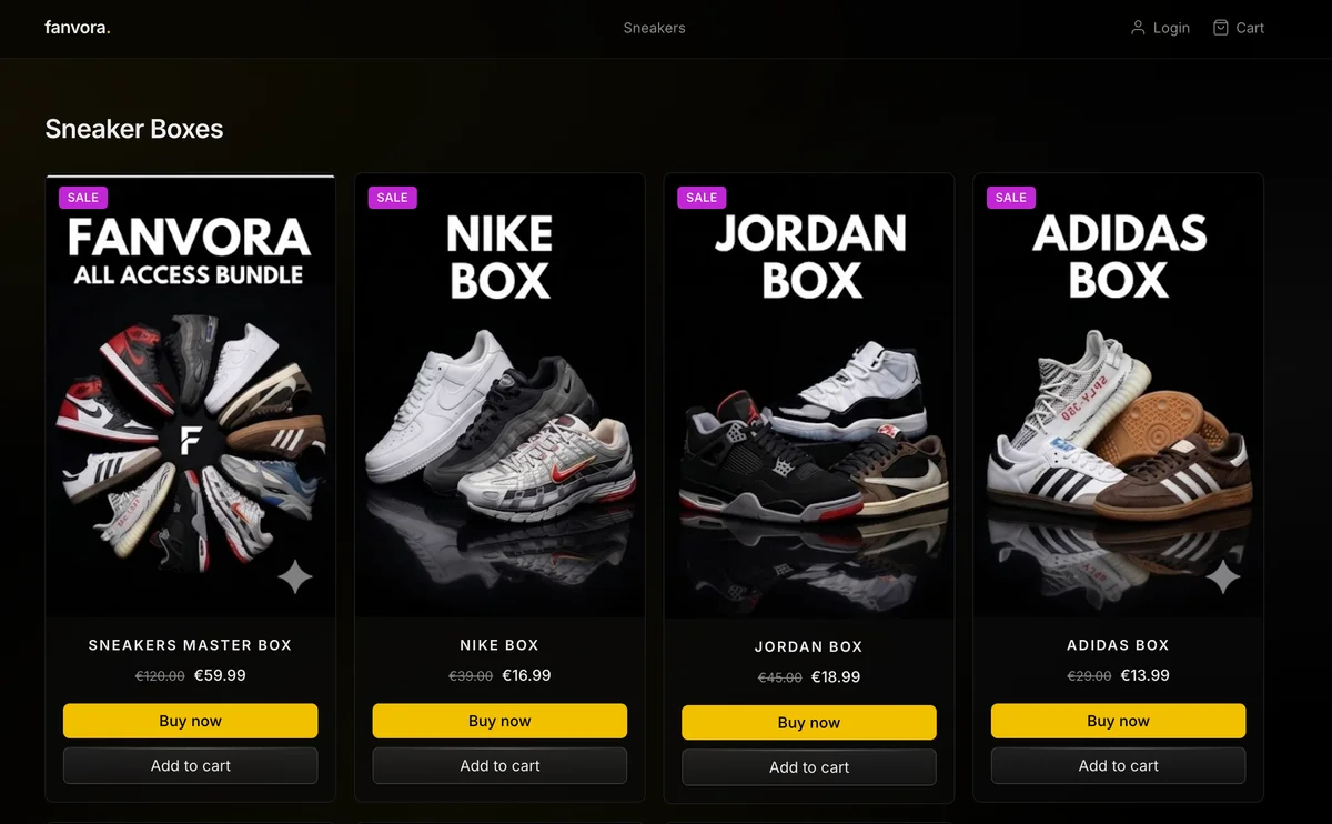 Fanvora - E-Commerce Platform